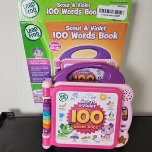 LeapFrog Scout and Violet 100 Words Bilingual Book Learning Reader Toy